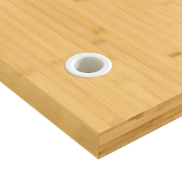 vidaXL Schreibtischplatte 100x50x4 cm Bambus