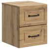 vidaXL Wandmontierter Nachttisch Artisan-Eiche 34,5 x 33 x 40 cm