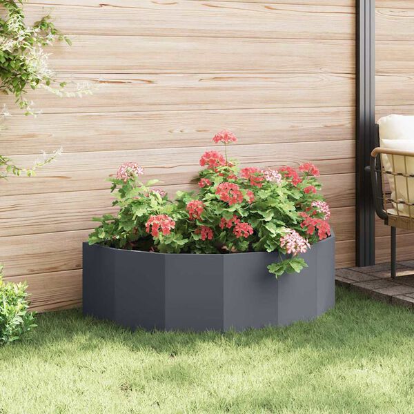 vidaXL Pflanzk&uuml;bel Anthrazit 120 x 60 x 35 cm Stahl