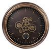 Gifts Amsterdam Radaruhr Budapest mit Thermometer Metall Golden 58,5cm