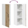 vidaXL K&uuml;chenschrank Artisan-Eiche 30 x 31 x 100 cm Holzwerkstoff