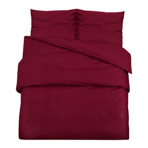vidaXL Bettw&auml;sche-Set Bordeauxrot 200x200 cm Leichte Mikrofaser