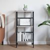 vidaXL B&uuml;cherregal Graues Sonoma 40 x 29,5 x 81 cm Holzwerkstoff