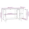 vidaXL Sideboard 105x30x65,5 cm Holzwerkstoff