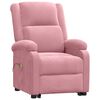 vidaXL Massagesessel mit Aufstehhilfe Rosa Samt