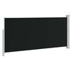 vidaXL Ausziehbare Seitenmarkise 140x300 cm Schwarz