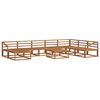 vidaXL Outdoor-Sofagarnitur 9 pcs Natur Massivholz Akazie