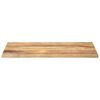 vidaXL Tischplatte 100x70x3,8 cm Rechteckig Massivholz Mango