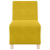 vidaXL Modulares Sofa ohne Armlehnen Gelb 55 cm Samt