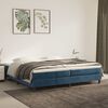 vidaXL Boxspringbettgestell Dunkelblau 200x200 cm Samt