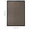 vidaXL Outdoor-Teppich Flachgewebe 140x200 cm Dunkelbraun
