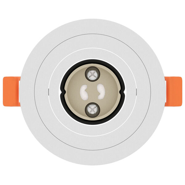 vidaXL Spotlights mit Strahlern 24 pcs Wei&szlig; 9 x 9 x cm Aluminium