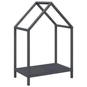 vidaXL Brennholzregal Anthrazit 40x25x60 cm Kaltgewalzter Stahl
