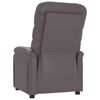 vidaXL Relaxsessel Grau Kunstleder