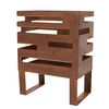 RedFire Feuerkorb Madison Rostbraun Stahl