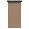 vidaXL Balkon Seitenmarkise 170 x 250 cm 100% Polyester Eisen Stahl