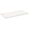 vidaXL Schreibtischplatte Wei&szlig; 110x60x2,5 cm Massivholz Kiefer