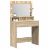 vidaXL Schminktisch Sonoma-Eiche 75,5 x 41 x 135 cm Holzwerkstoff