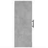vidaXL Wandschrank Betongrau 34,5x34x90 cm