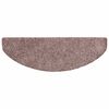 vidaXL Stufenmatten Selbstklebend 30 Stk. 65x21x4 cm Hellbraun Halbrund Gro&szlig;