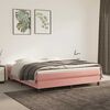 vidaXL Taschenfederkernmatratze Mittel Rosa 160x210x20 cm Samt