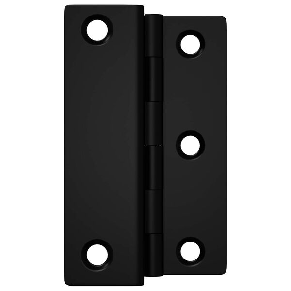 vidaXL Scharnier 12 pcs Schwarz 38 x 17 x 60 mm Eisen