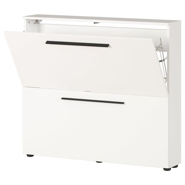 438400 Germania Schuhschrank "GW-Utah" 100x19x85 cm Wei&szlig;