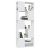vidaXL B&uuml;cherregal Raumteiler Wei&szlig; 60x24x155 Holzwerkstoff
