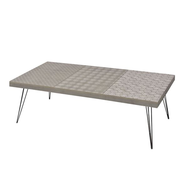 vidaXL Couchtisch 120x60x38 cm Grau