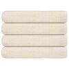 vidaXL Handt&uuml;cher FROGN 4 Stk. Creme 100x200 cm 360 g/m&sup2;