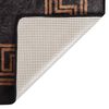 vidaXL Teppich Waschbar Schwarz und Golden 190x300 cm