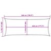 vidaXL Sonnensegel 160 g/m&sup2; Taupe 2x5 m HDPE