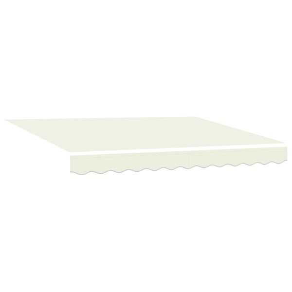 vidaXL Manuell einziehbare Markise Creme 3 x 2,5 m