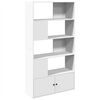vidaXL B&uuml;cherregal Wei&szlig; 100x36x189 cm Holzwerkstoff