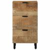 vidaXL Sideboard Braun 40x33x75 cm Massivholz Mango