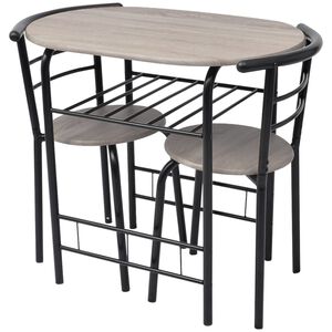 vidaXL Fr&uuml;hst&uuml;ckstisch Bar-Set MDF