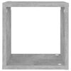vidaXL W&uuml;rfelregale 4 Stk. Betongrau 26x15x26 cm