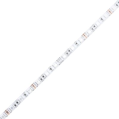 vidaXL Bettgestell mit LED Grau Sonoma-Eiche 120x190 cm