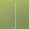 vidaXL Zaun mit Pfosten Silber 1,4 x 25 m Stahl