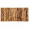 vidaXL Esstisch 140x70x75 cm Raues Massivholz Mango