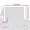 vidaXL Zaun mit Pfosten Gr&uuml;n 0,6 x 25 m Stahl und PVC