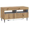 vidaXL LED-TV-Schrank Artisan-Eiche Holzwerkstoff