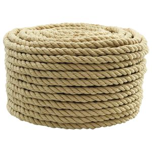 vidaXL Bootsseil 10 mm 250 m Natur