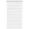 vidaXL Zebra-Rollo 90,9 x 150 cm, Stoffbreite 86,7 cm, Wei&szlig;