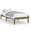 vidaXL Massivholzbett Honigbraun Kiefernholz 90x200 cm