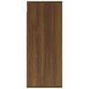 vidaXL Wandschrank Braun Eichen-Optik 80x33x80 cm Holzwerkstoff