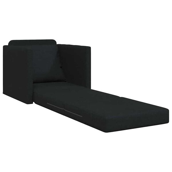 vidaXL Schlafsofa Schwarz 74 x 77 x 81 cm Stoff