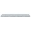vidaXL Schweberegale 2 Stk. Betongrau 80x23,5x3,8 cm MDF