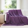 vidaXL Wohndecken 24 pcs Lila 270 x 240 cm Fleece