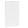 vidaXL Balkenjalousien Wei&szlig; 175 x 120 cm Aluminium